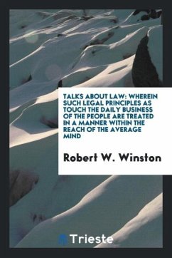 Talks about Law - Winston, Robert W.