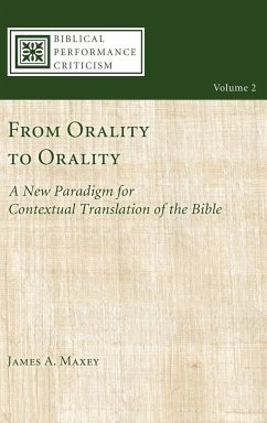 From Orality to Orality - Maxey, James A.