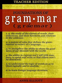 Foundations of Grammar - Elliott, Anne