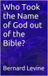 Who Took the Name of God out of the... - Bild 1