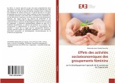 Effets des activités socioéconomiques des groupements féminins