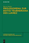Prolegomena zur Editio Teubneriana des Lukrez (eBook, PDF)