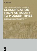 Classification from Antiquity to Modern Times (eBook, PDF)