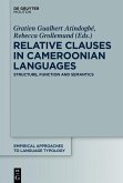 Relative Clauses in Cameroonian Languages (eBook, PDF)