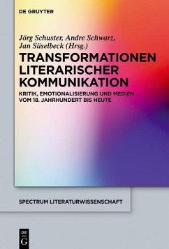 Transformationen literarischer Kommunikation (eBook, PDF)