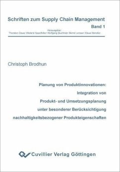 Cover Planung von Produktinnovationen: Integration von Produkt- und Umsetzungsplanung unter besonderer Berücksichtigung nachhaltigkeitsbezogener Produkteigenschaften (eBook, PDF)