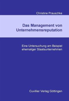 Cover Das Management von Unternehmensreputation (eBook, PDF)
