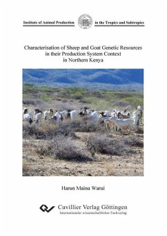 Cover Characterisation of Sheep and Goat Genetic Resources in their Production System Context in Northern Kenya (eBook, PDF)