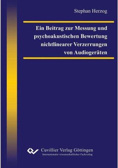 Cover Ein Beitrag zur Messung und psychoakustischen Bewertung nichtlinearer Verzerrungen von Audiogeräten (eBook, PDF)