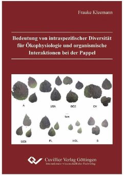 Bedeutung von intraspezifischer Diversität für Ökophysiologie und organismische Interaktionen bei der Pappel (eBook, PDF)