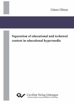 Separation of educational and technical content in educational hypermedia (eBook, PDF)
