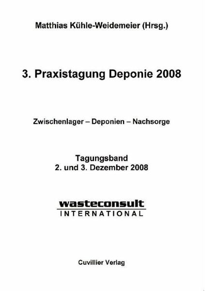 3. Praxistagung Deponie 2008 (eBook, PDF)