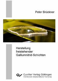 Cover Herstellung freistehender Galliumnitrid-Schichten (eBook, PDF)