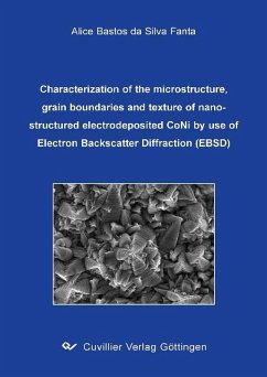 Cover Characterization of the microstructure, grain boundaries and texture of nanostructured electrodeposited CoNi by use of Electron Backscatter Diffraction (EBSD) (eBook, PDF)