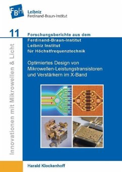 Optimiertes Design von Mikrowellen-Leistungstransistoren und Verstärkern im X-Band (eBook, PDF)