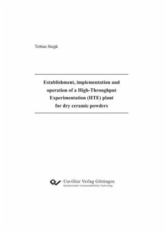 Establishment, implementation and operation of a High-Throughput Experimentation (HTE) plant for dry ceramic powders (eBook, PDF)