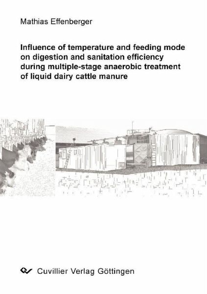 Influence of temperature and feeding mode on digestion and sanitation efficiency during multiple-stage anaerobic treatment of liquid dairy cattle manure (eBook, PDF) Influence of temperature and feeding mode on digestion and sanitation efficiency during multiple-stage anaerobic treatment of liquid dairy cattle manure (eBook, PDF)
