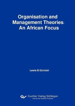 Cover Organisation and Management Theories: An African Focus (eBook, PDF)
