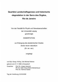 Cover Quartäre Landschaftsgenese und historische -degradation in der Serra dos Órgãos, Rio de Janeiro (eBook, PDF)