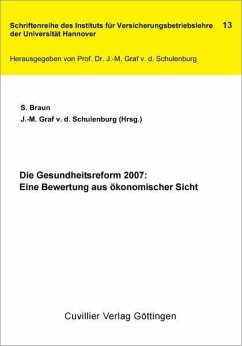 Cover Die Gesundheitsreform 2007: Eine Bewertung aus ökonomischer Sicht (eBook, PDF)