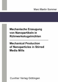 Cover Mechanical Production of Nanoparticles in Stirred Media Mills (eBook, PDF)