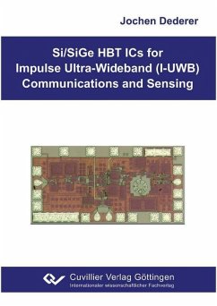 Cover Si/SiGe HBT ICs for Impulse Ultra -Wideband (I -UWB) Communications and Sensing (eBook, PDF)