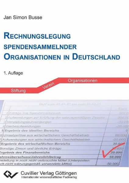 Rechnungslegung spendensammelnder Organisationen in Deutschland (eBook, PDF) Rechnungslegung spendensammelnder Organisationen in Deutschland (eBook, PDF)
