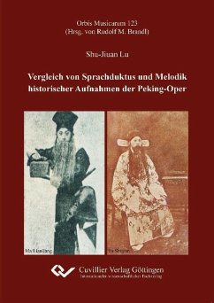 Cover Vergleich von Sprachduktus und Melodik historischer Aufnahmen der Peking-Oper (eBook, PDF)