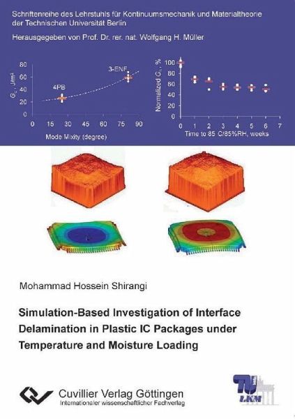 Simulation-based Investigation of Interface Delamination in Plastic IC Packages under Temperature and Moisture Loading (eBook, PDF)