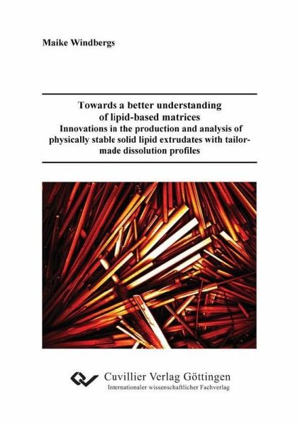 Towards a better understanding of lipid-based matrices – Innovations in the production and analysis of physically stable solid lipid extrudates with tailor-made dissolution profiles (eBook, PDF) Towards a better understanding of lipid-based matrices – Innovations in the production and analysis of physically stable solid lipid extrudates with tailor-made dissolution profiles (eBook, PDF)