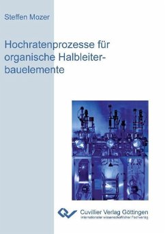 Hochratenprozesse für organische Halbleiterbauelemente (eBook, PDF)