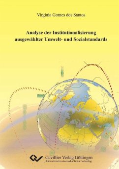 Cover Analyse der Institutionalisierung ausgewählter Umwelt- und Sozialstandards (eBook, PDF)