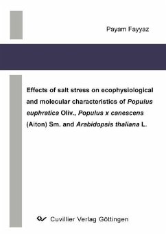 Effects of salt stress on ecophysiological and molecular characteristics of Populus euphratica Oliv., Populus x canescens (Aiton) Sm. and Arabidopsis thaliana L. (eBook, PDF)