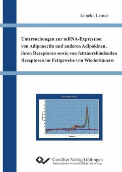 Cover Untersuchungen zur mRNA-Expression von Adiponectin und anderen Adipokinen, ihren Rezeptoren sowie von fettsäurebindenden Rezeptoren im Fettgewebe von Wiederkäuern (eBook, PDF)