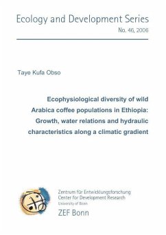 Cover Ecophysiological diversity of wild Arabica coffee populations in Ethiopia: Growth, water relations and hydraulic characteristics along a climatic gradient (eBook, PDF)
