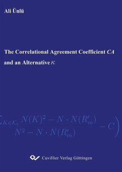 Cover The Correlational Agreement Coefficient CA and an Alternative κ (eBook, PDF)