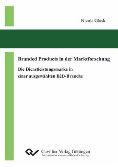 Cover Branded Products in der Marktforschung (eBook, PDF)