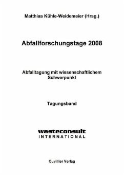 Cover Abfallforschungstage 2008 (eBook, PDF)