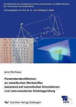 Cover Parameteridentifikation an metallischen Werkstoffen basierend auf numerischen Simulationen und instrumentierter Eindringprüfung (eBook, PDF)