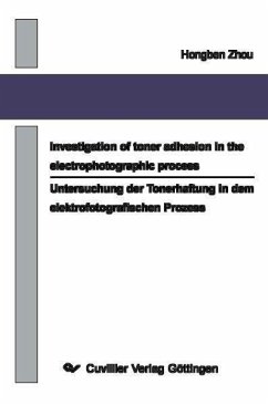 Cover Investigation of toner adhesion in the electrophotographic process (eBook, PDF)