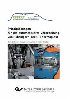 Cover Prinziplösungen für die automatisierte Verarbeitung von Hybridgarn-Textil-Thermoplast (eBook, PDF)