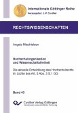 Hochschulorganisation und Wissenschaftsfreiheit (eBook, PDF)