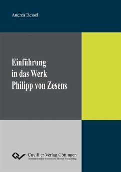 Cover Einführung in das Werk Philipp von Zesens (eBook, PDF)