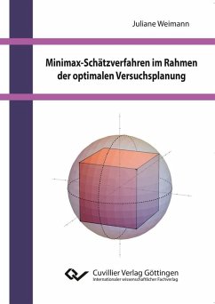 Cover Minimax-Schätzverfahren im Rahmen der optimalen Versuchsplanung (eBook, PDF)