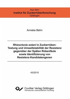 Rhizoctonia solani in Zuckerrüben (eBook, PDF)