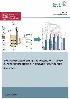 Cover Bioprozessoptimierung und Metabolomanalyse zur Proteinproduktion in Bacillus licheniformis (eBook, PDF)