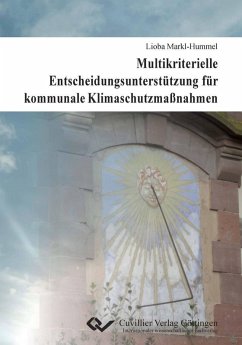 Cover Multikriterielle Entscheidungsunterstützung für kommunale Klimaschutzmaßnahmen (eBook, PDF)