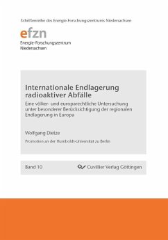 Cover Internationale Endlagerung radioaktiver Abfälle (eBook, PDF)