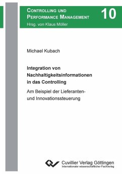 Integration von Nachhaltigkeitsinformationen in das Controlling (eBook, PDF)