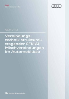 Cover Verbindungstechnik strukturell tragender CFK-Al-Mischverbindungen im Automobilbau (eBook, PDF)